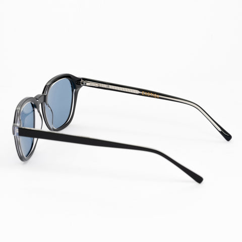 Sol Sunglasses | Black Frames & Blue Lenses
