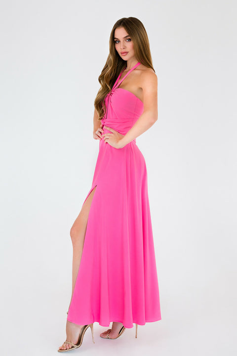 Sunset-Pink-High-Slit-Halter-Neck-Maxi-Dress2
