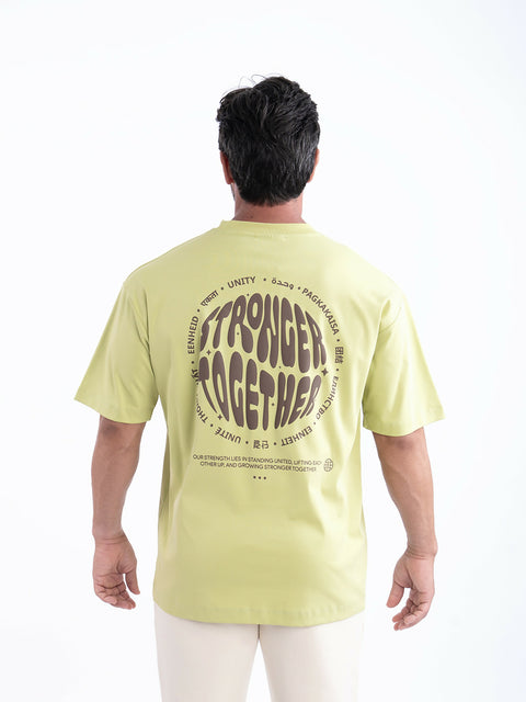 GLOBAL UNITY GRAPHIC TEE MINT GREEN