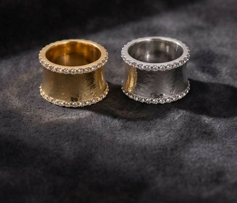 Imperial Crown Handmade Gold Ring