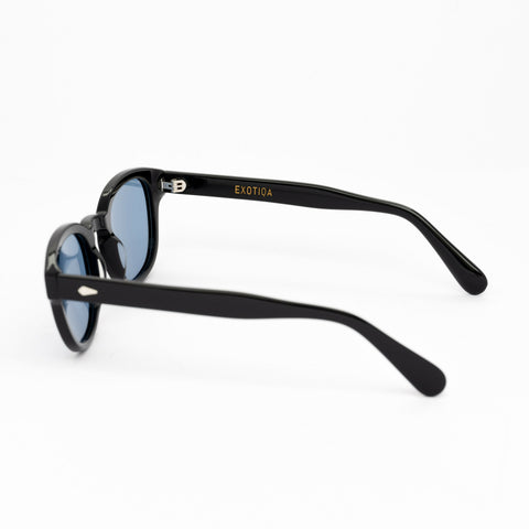 Sage Sunglasses | Black Frames & Blue Lenses