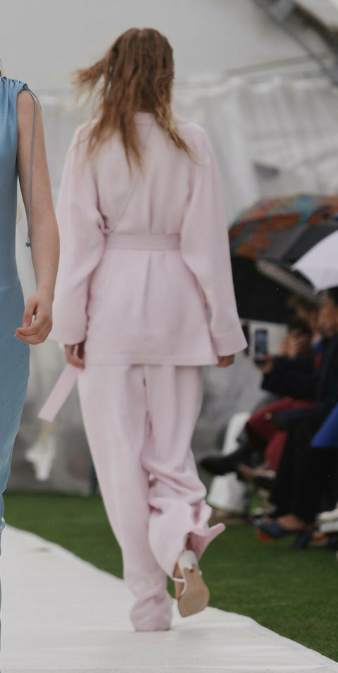 Viscose Trousers in Pink