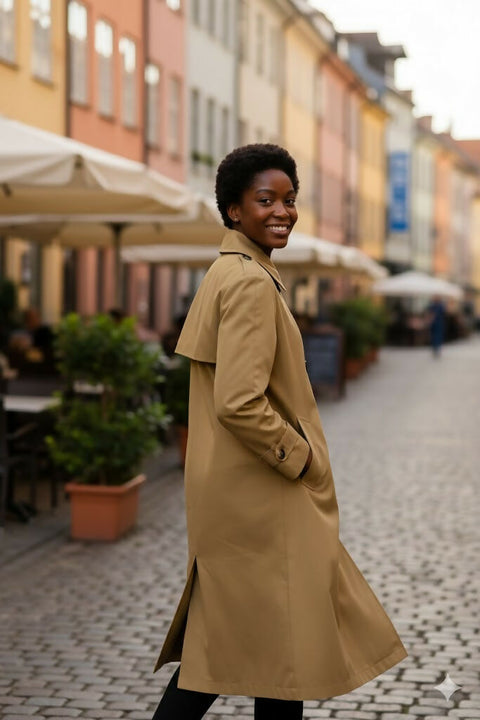 MY PEANUT Midi Trenchcoat
