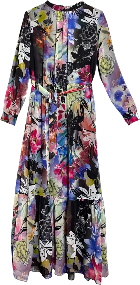 NARE MULTI CHIFFON DRESS