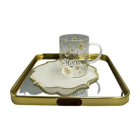 SADE COCTAIL NAPKIN SET IN GOLD