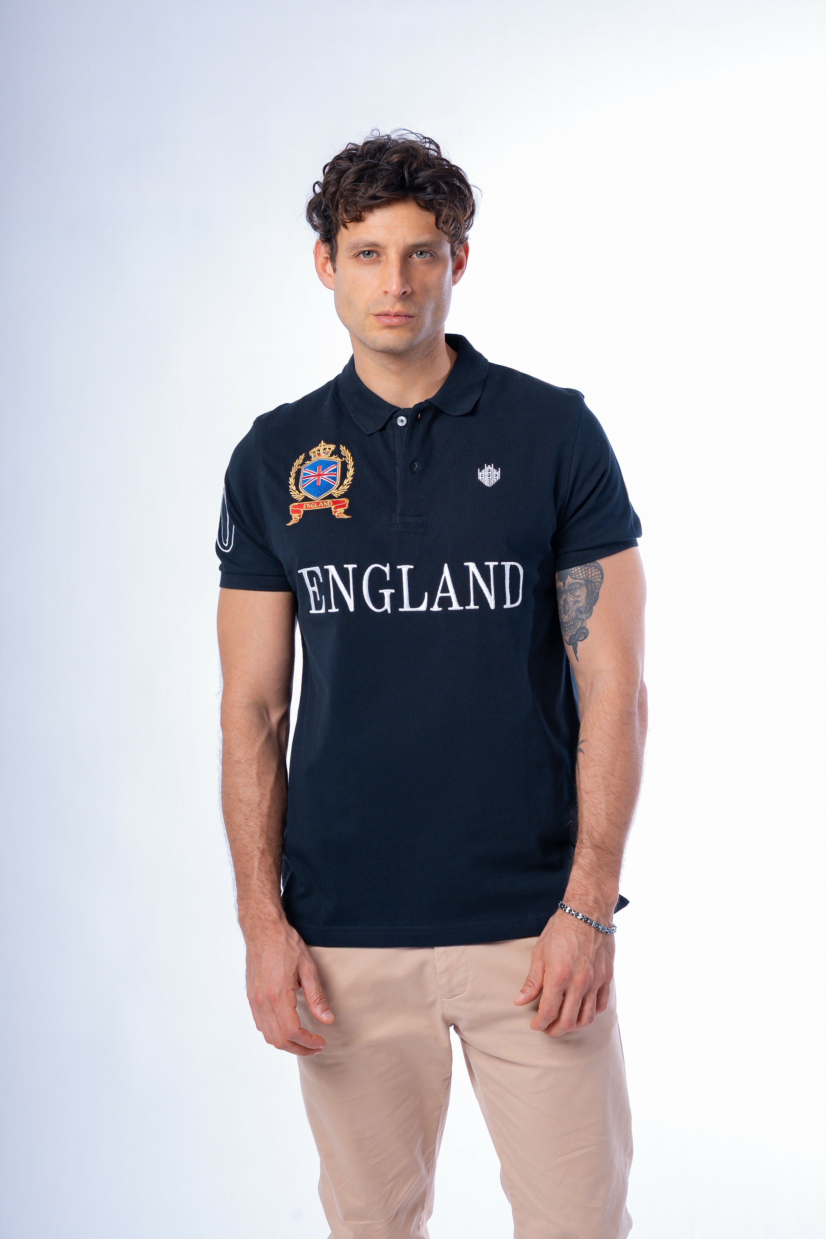 ENGLAND POLO NAVY BLUE