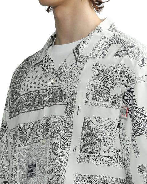 Relaxed Paisley Short Sleeve Shirt