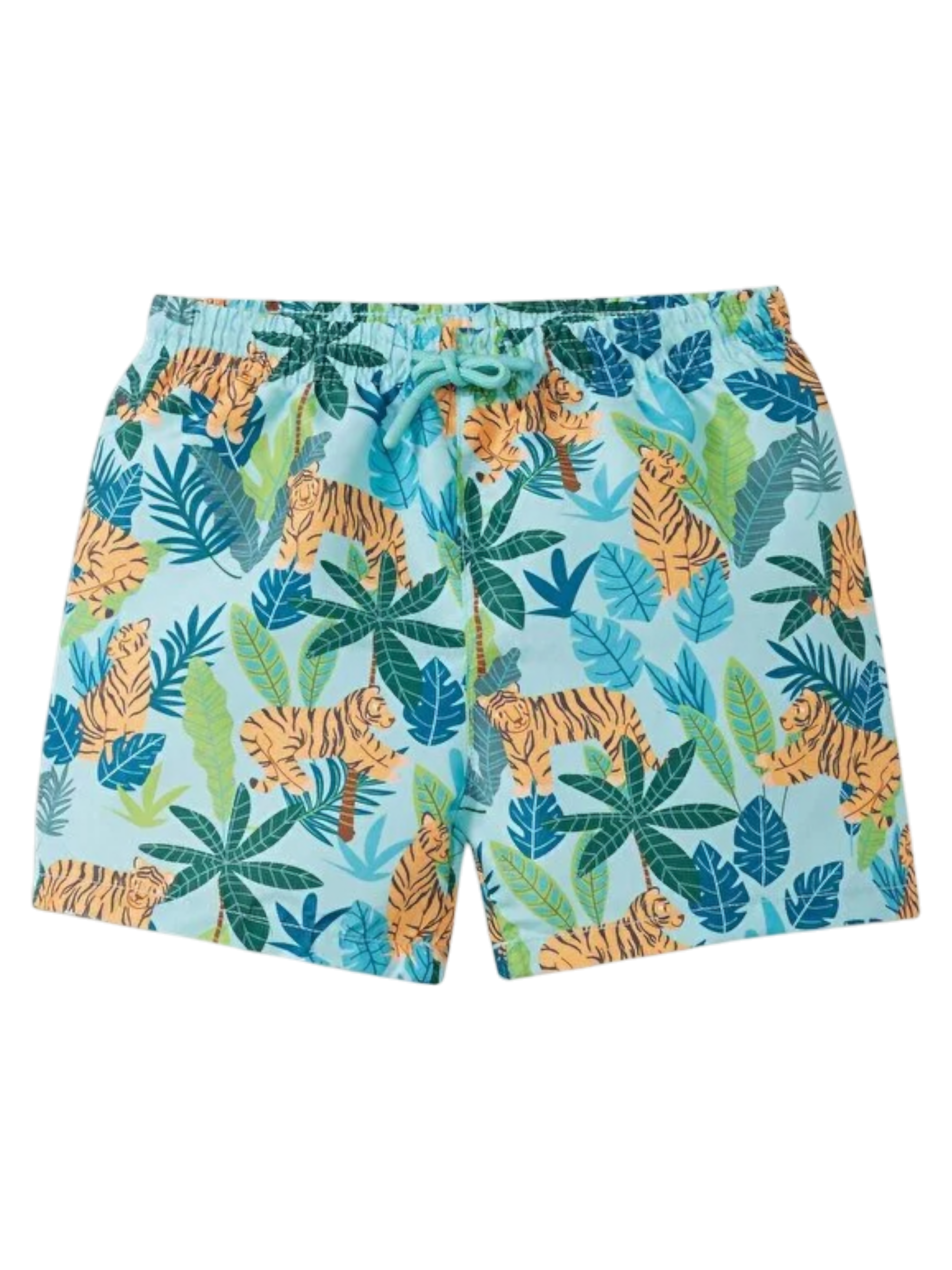 Boys’ Tiger Print Micro Swim Shorts