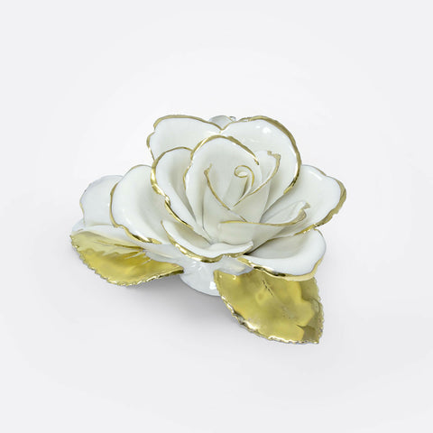 susarts handmade porcelain rose