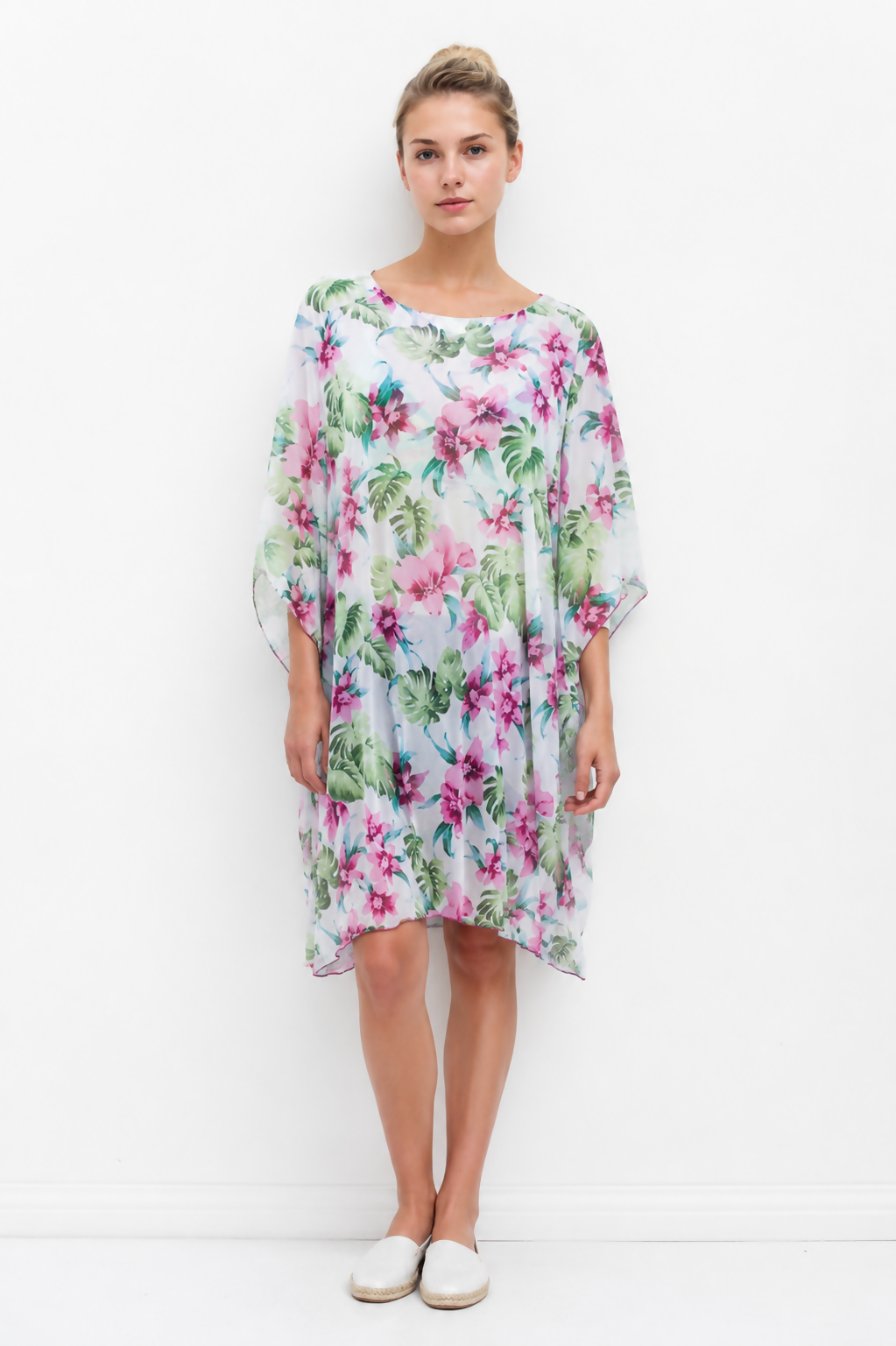 Net Floral Kaftan