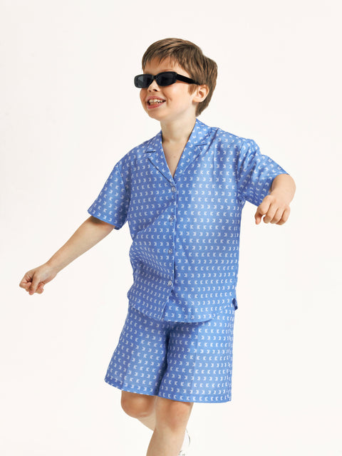 Matching Linen Set for Kids - Signature KK print
