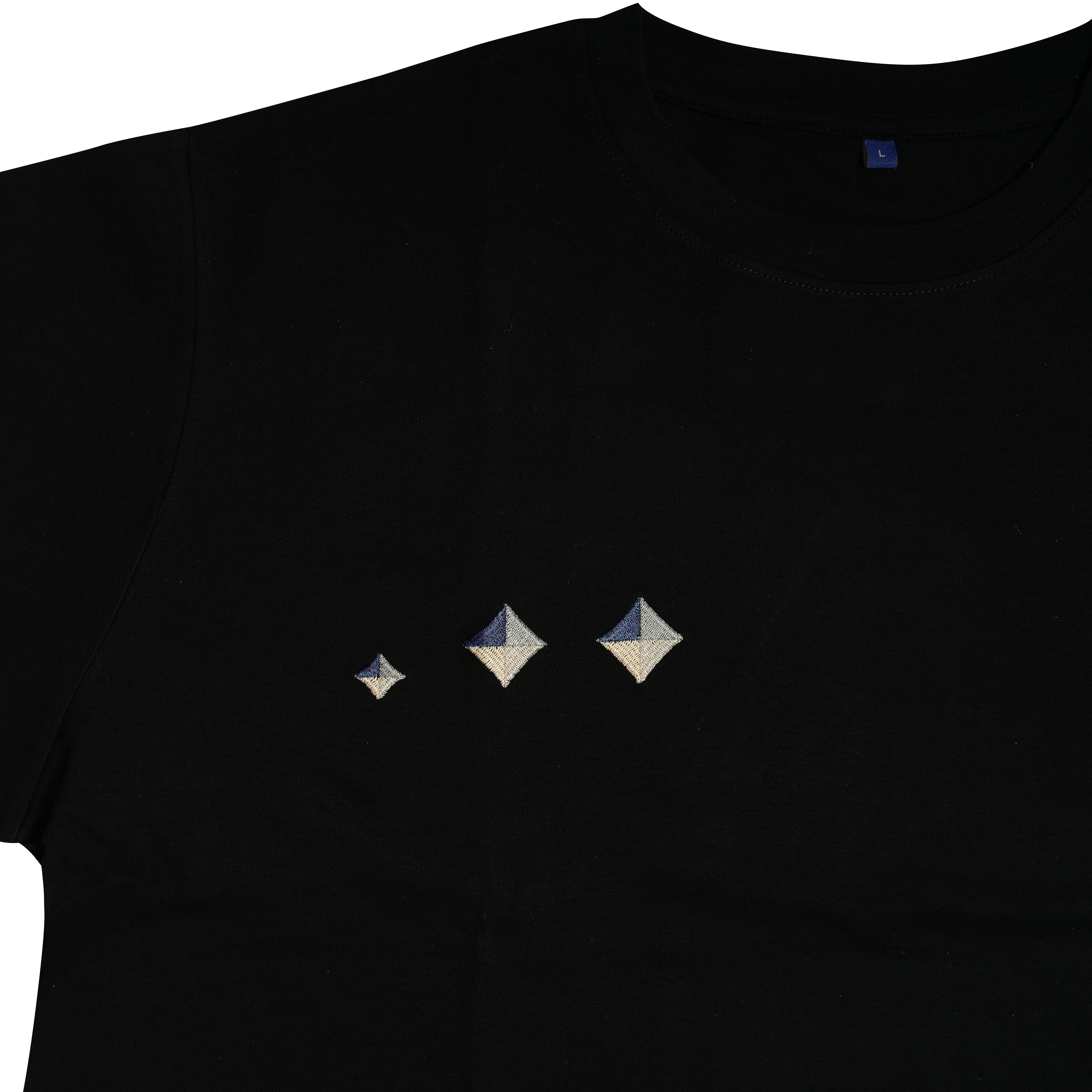 LUX GRID 29.9792° Embroidery T-Shirt