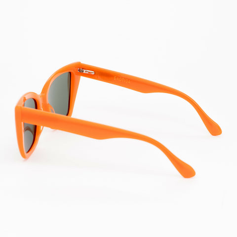 Glitz Sunglasses | Orange Frames & Green Lenses