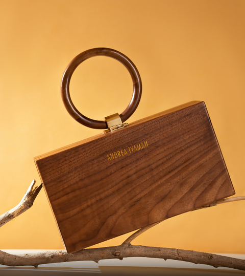 OWA WOODEN CLUTCH