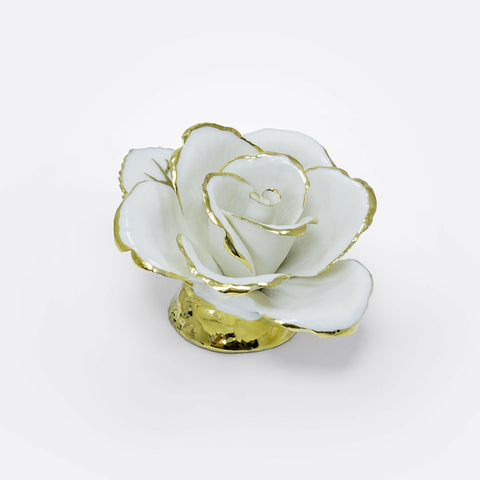 susarts handmade porcelain rose