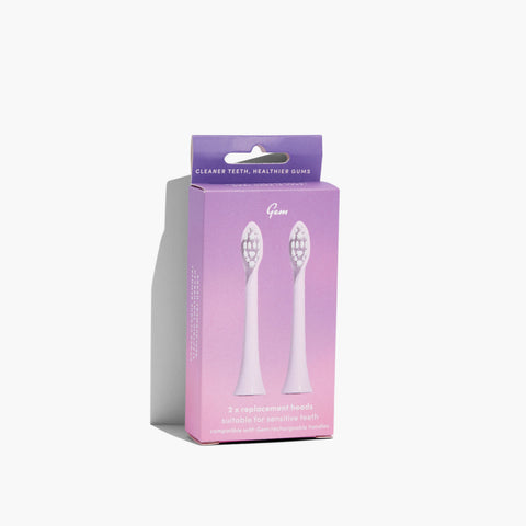 Gem Electric Toothbrush Replacement Heads Rose