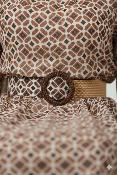 MY Peanut Sukran Dress in Latte