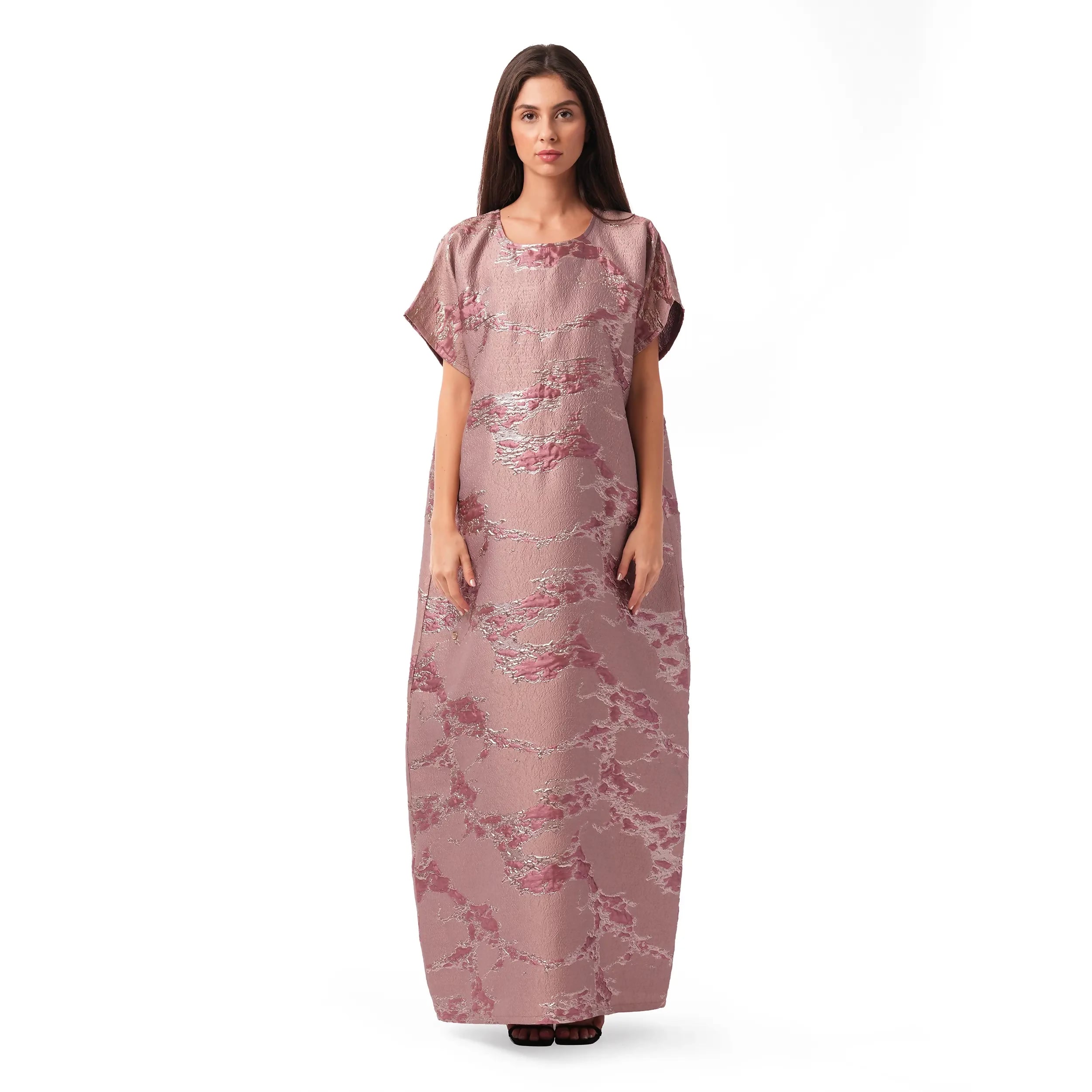 Lavender brocade kaftan