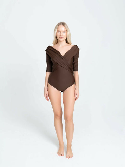 Layal Glossy Chocolate Brown