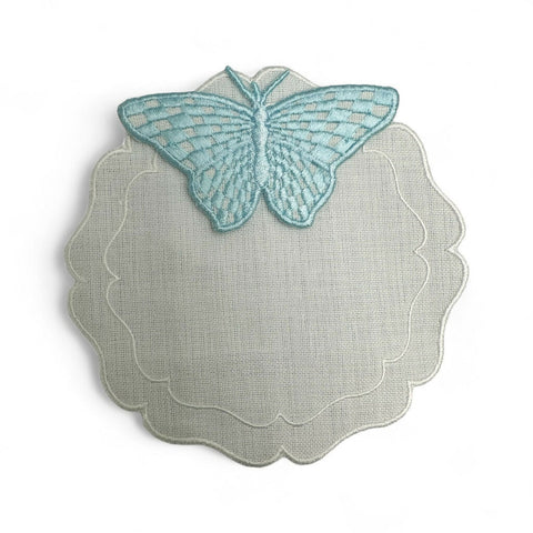 LAL COCTAIL NAPKIN IN BABY BLUE