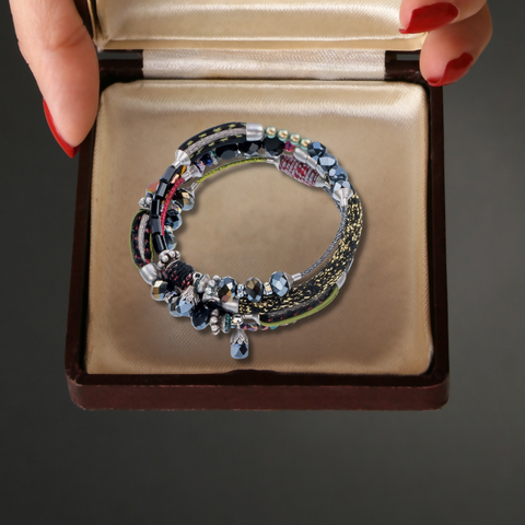 Nighthawk Spiral Bracelet
