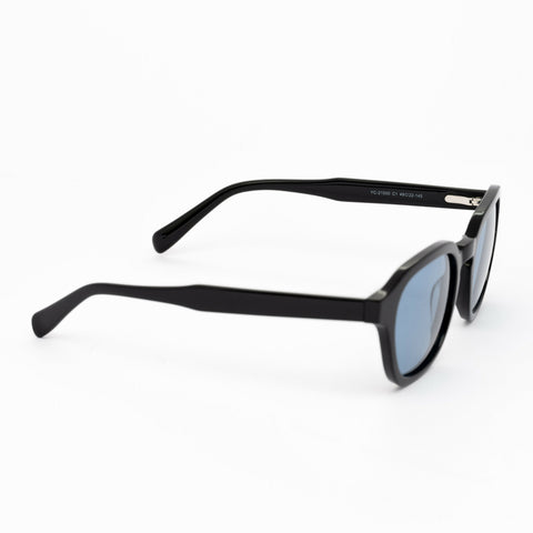 Evoke Sunglasses | Black Frames & Blue Lenses