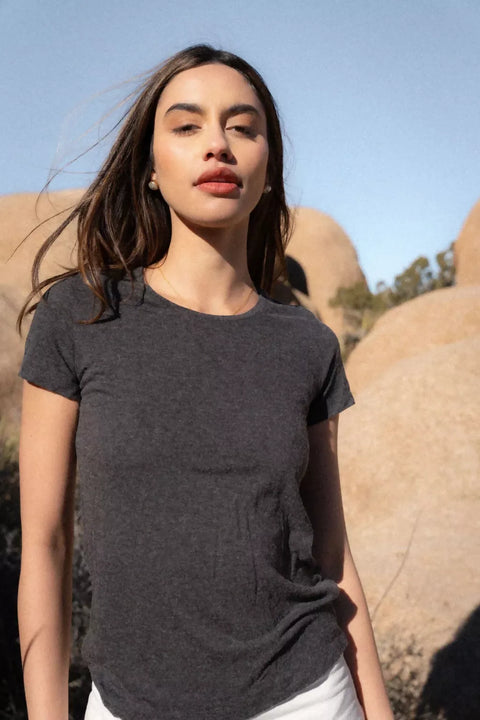 Kor Wool Blend T-shirt Grey
