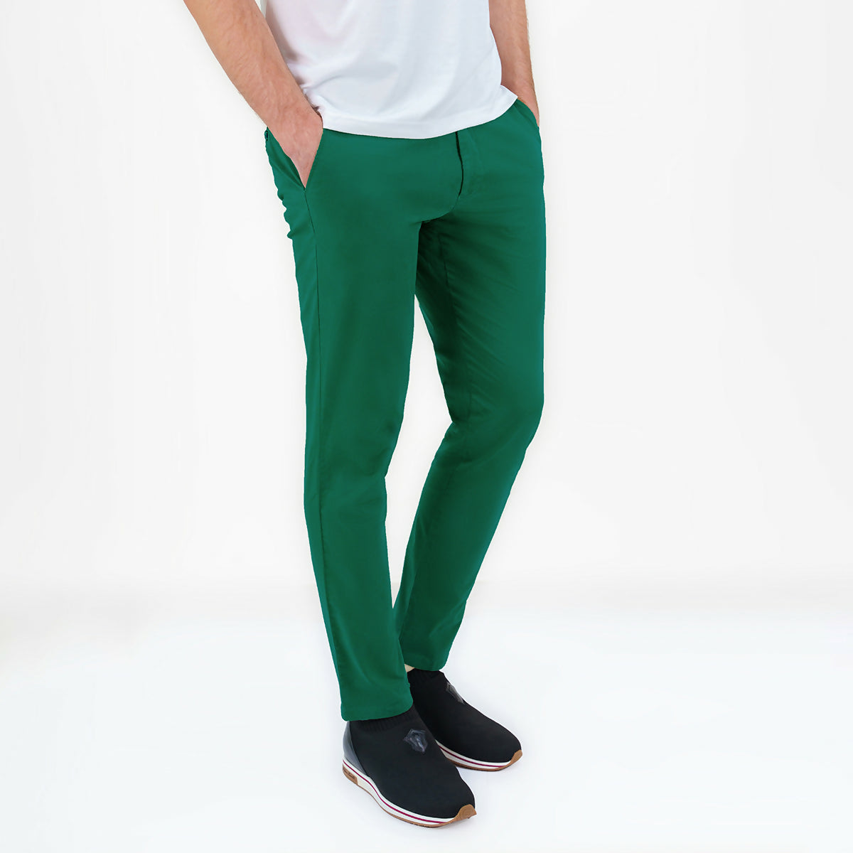 Via Milano Trouser Emerald