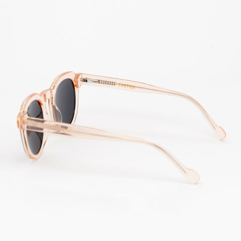 Meta Sunglasses | Cream Frames & Grey Lenses