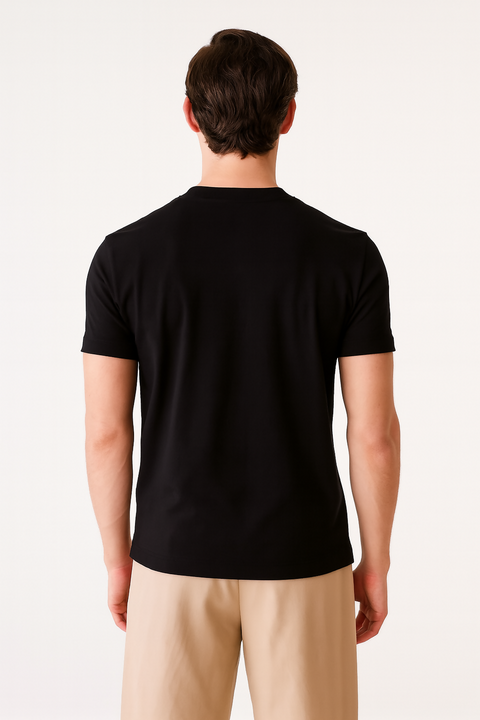 Essential Black Cotton T-Shirt