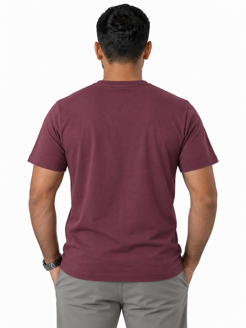 ANGELO KAHEL - CREW NECK T-SHIRT BDX - VT-1000