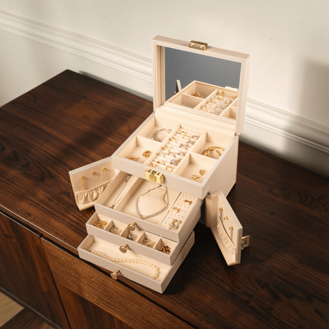 Aura Soft Beige - Jewelry Box