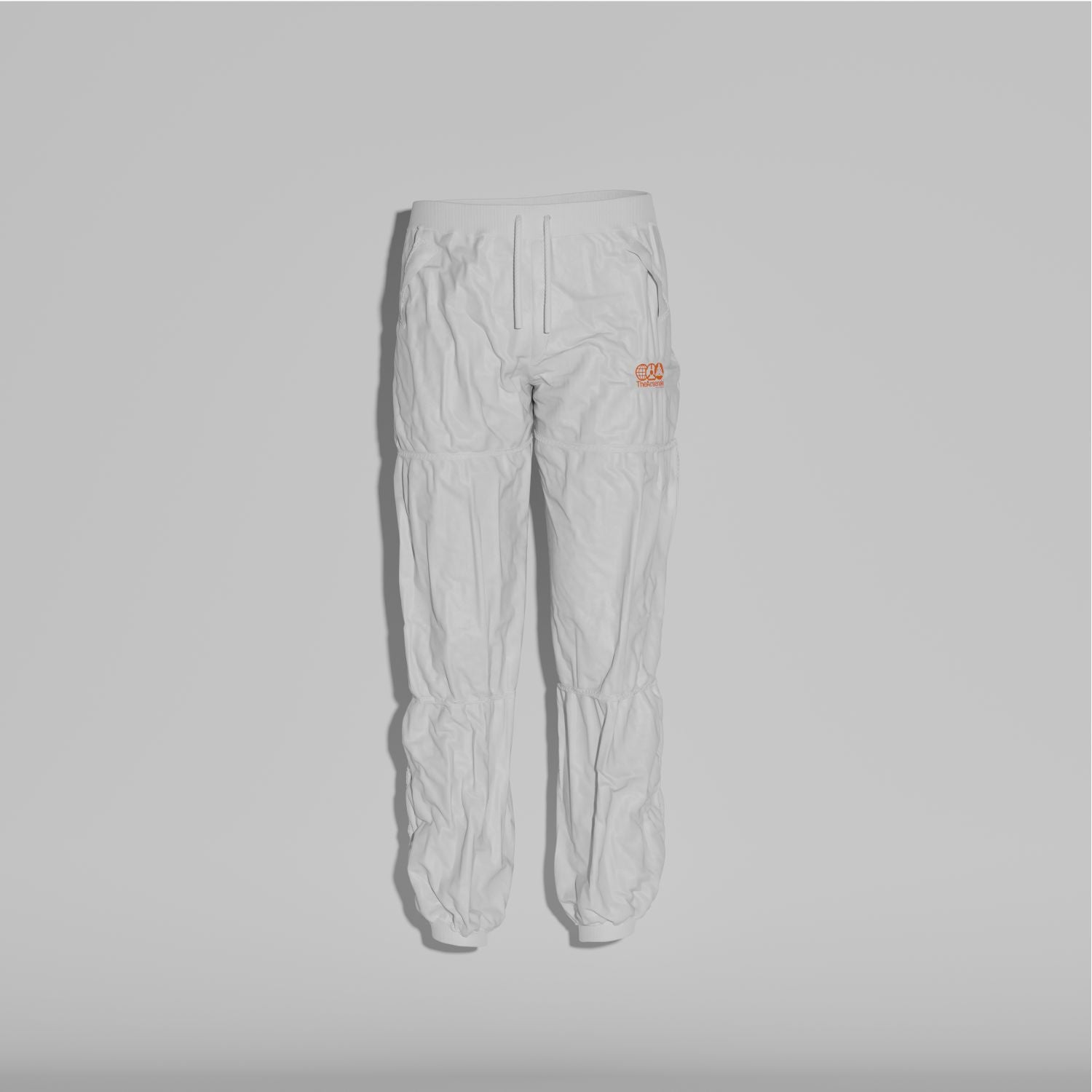 Parachute Pants White