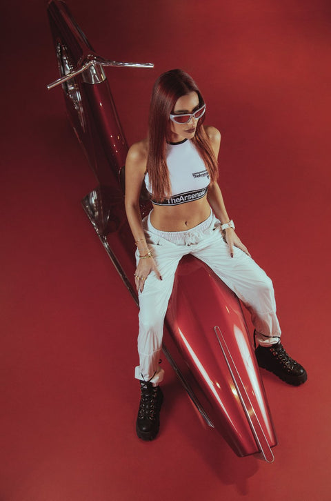 Parachute Pants White