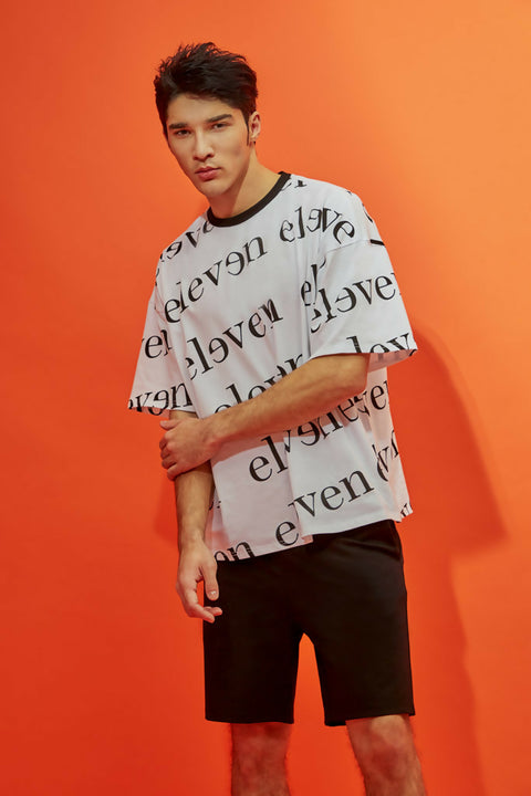 ELEVEN ELEVEN PRINT OVERSIZED T-SHIRT