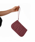 MIAR LOGO POUCH MAROON-05