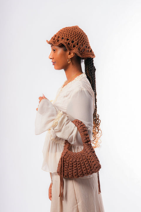 Cocoa Crochet Bucket Hat