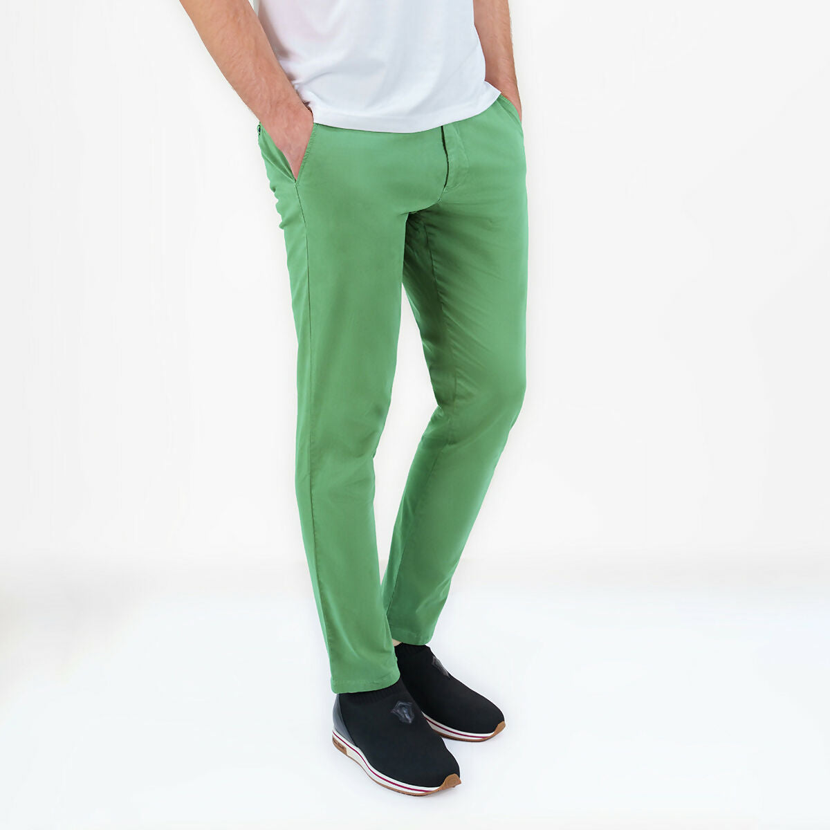 Via Milano Trouser Mint Green