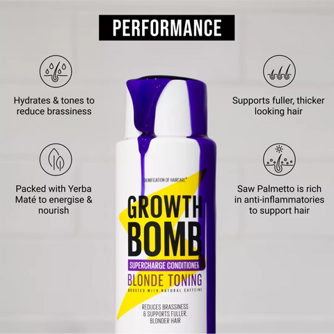 Growth Bomb - Supercharge Conditioner - Blonde Toning - 300ml