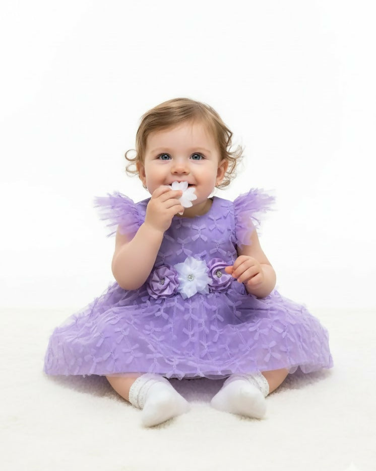 MAISON BEBE Leyla Fency Bow Dress
