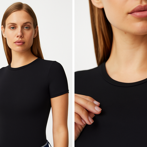 SustainShape Short-Sleeve Bodysuit