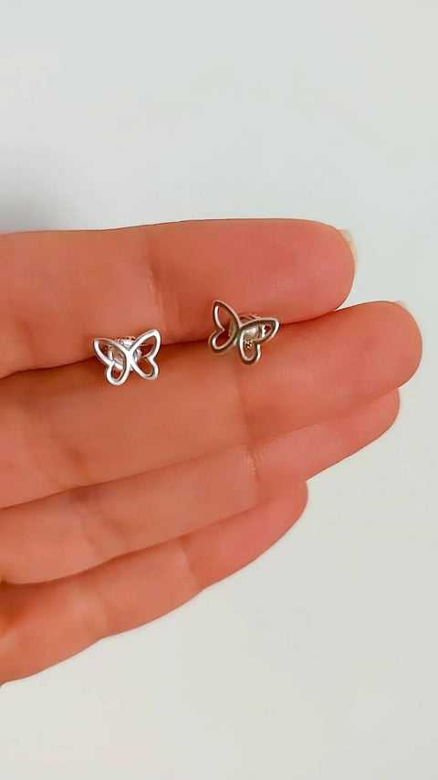 Butterfly Screw-back Earrings