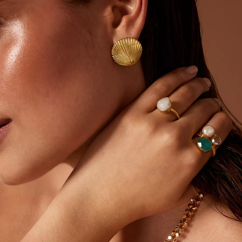 Three Set Stone Adjustable Ring
