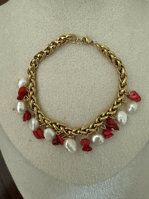 Scarlet Tide Bracelet