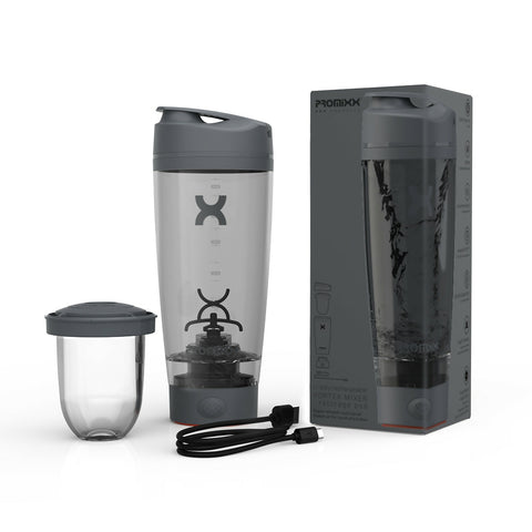 Promixx PRO Electric Shaker Bottle Graphite Gray