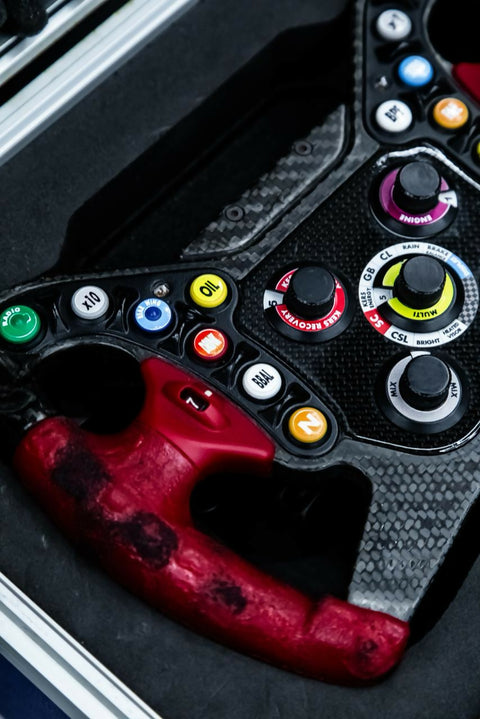 Daniel Ricciardo F1 Steering Wheel – Abu Dhabi GP 2013 (Red Bull)