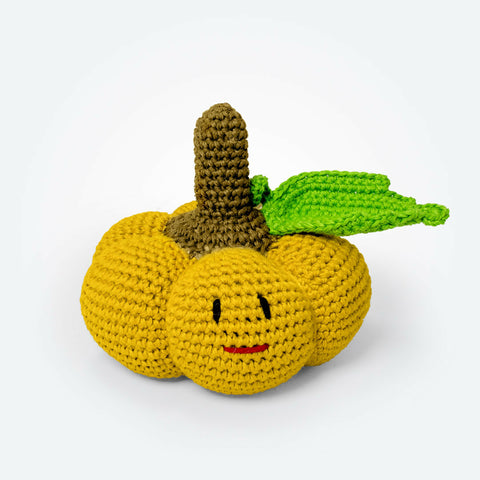 susarts crochet fruits &vegetable '' pumpkin, potato, kiwi''