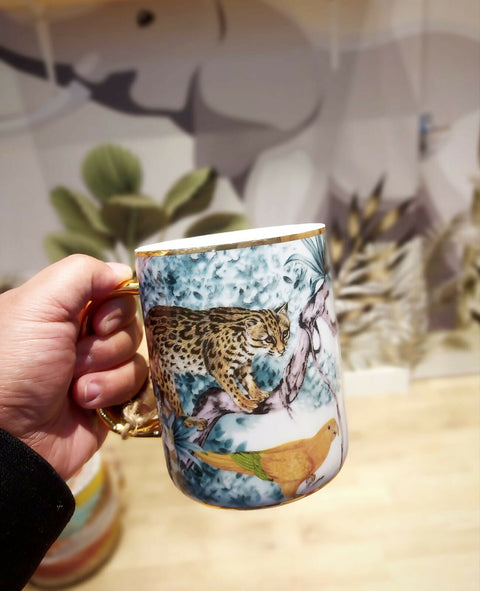 Hand-painted Porcelain Coffee mug