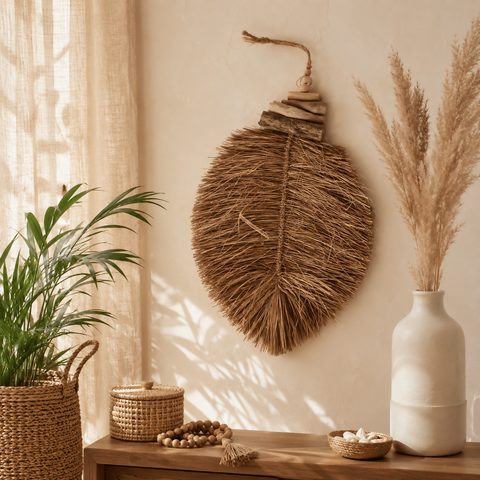 Leaf wall hanging