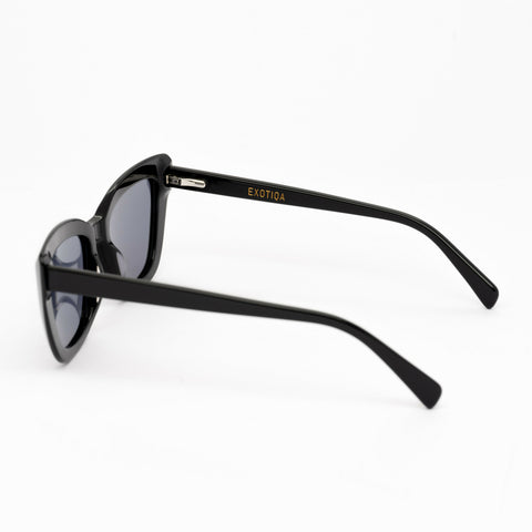Muse Sunglasses | Black Frames & Grey Lenses